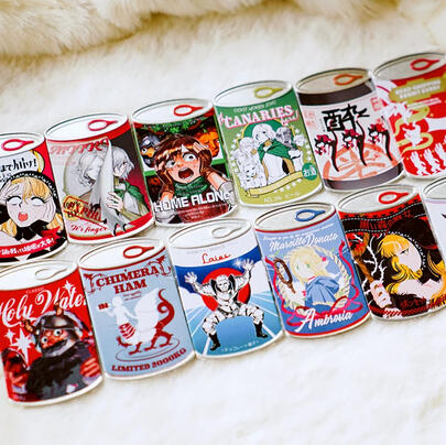 dunmeshi can badges