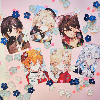 glitter photocards